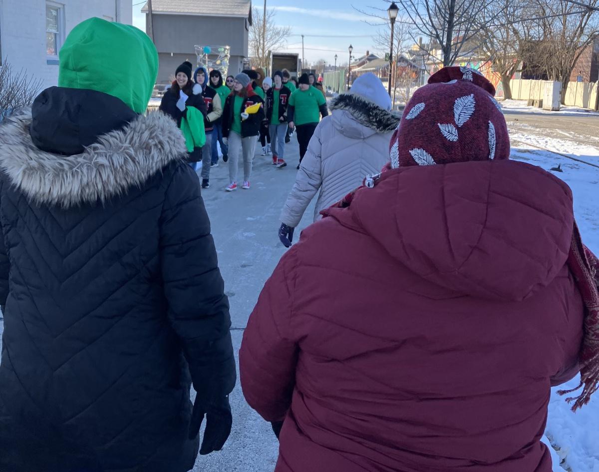 A mile of compassion for the homeless
