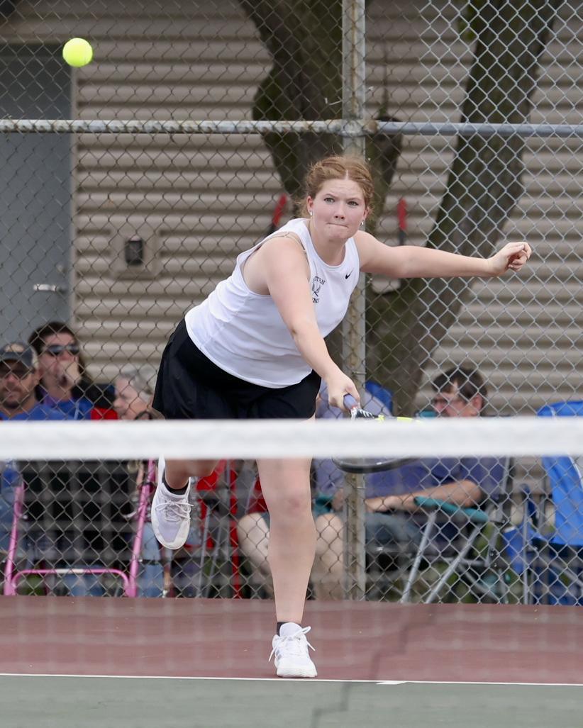 Tigers top Panthers in girls tennis