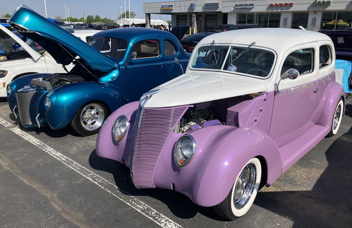 Hot rods on the Button