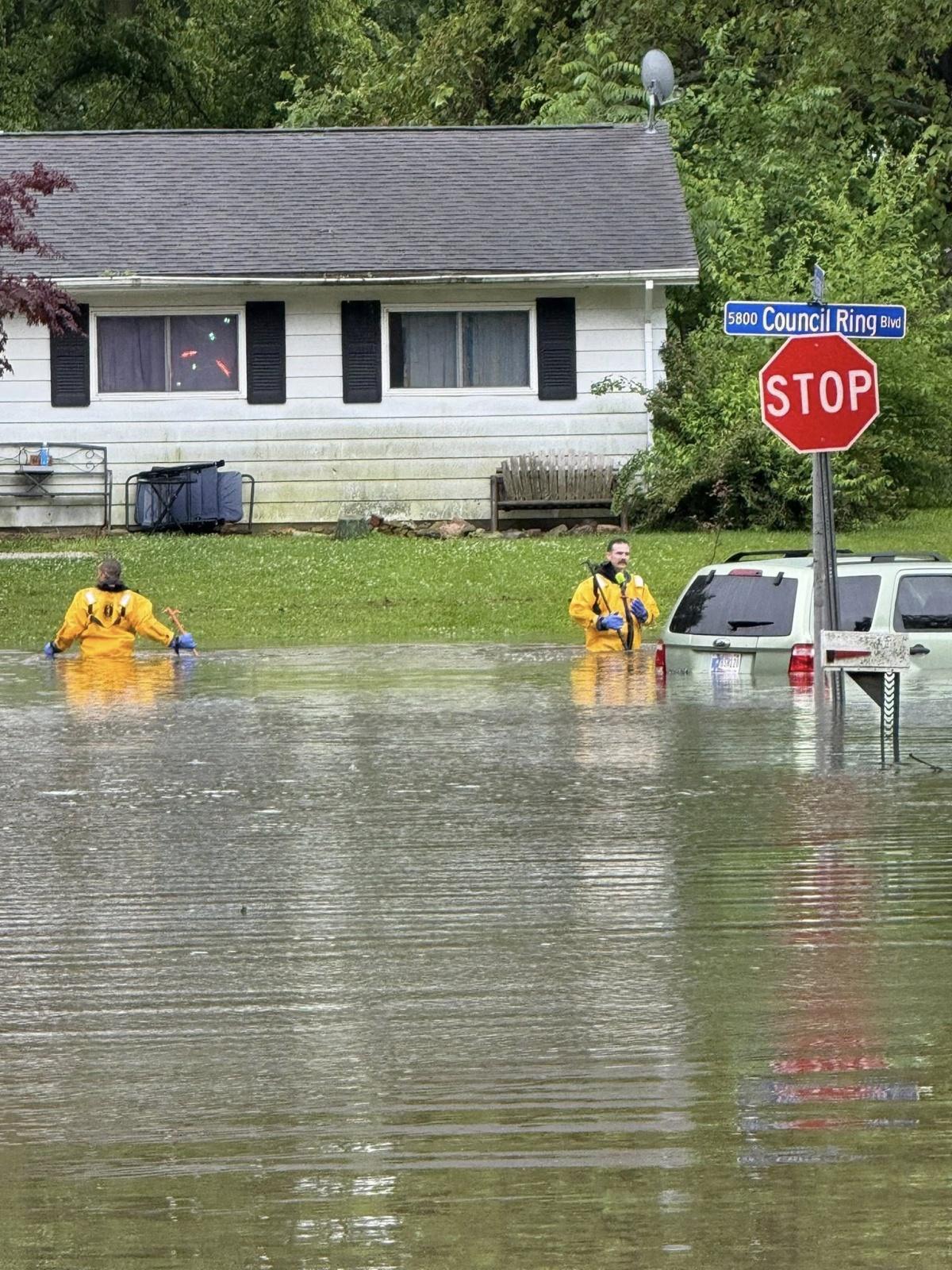 Floods and firearms wreck weekend