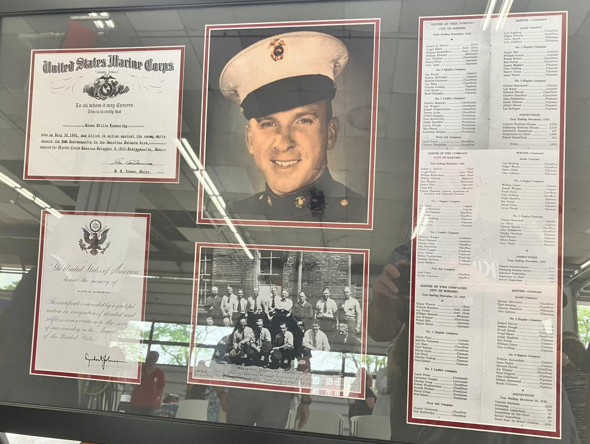 Fire department honors one of its own