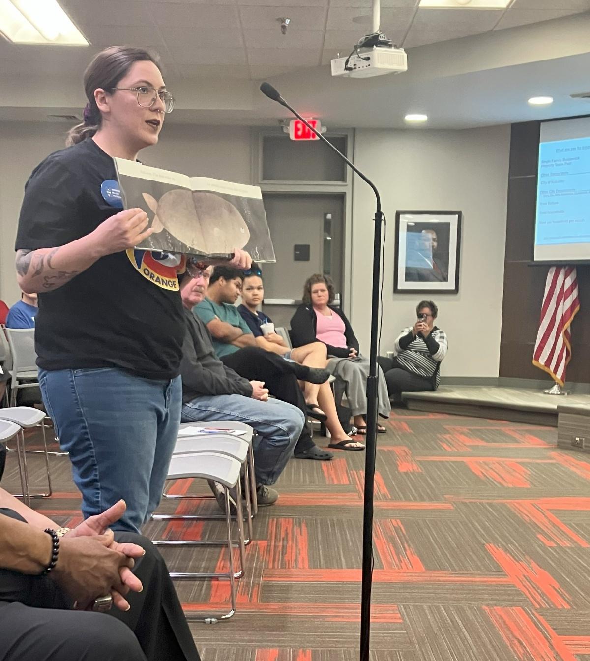 Trash fee fills council chambers