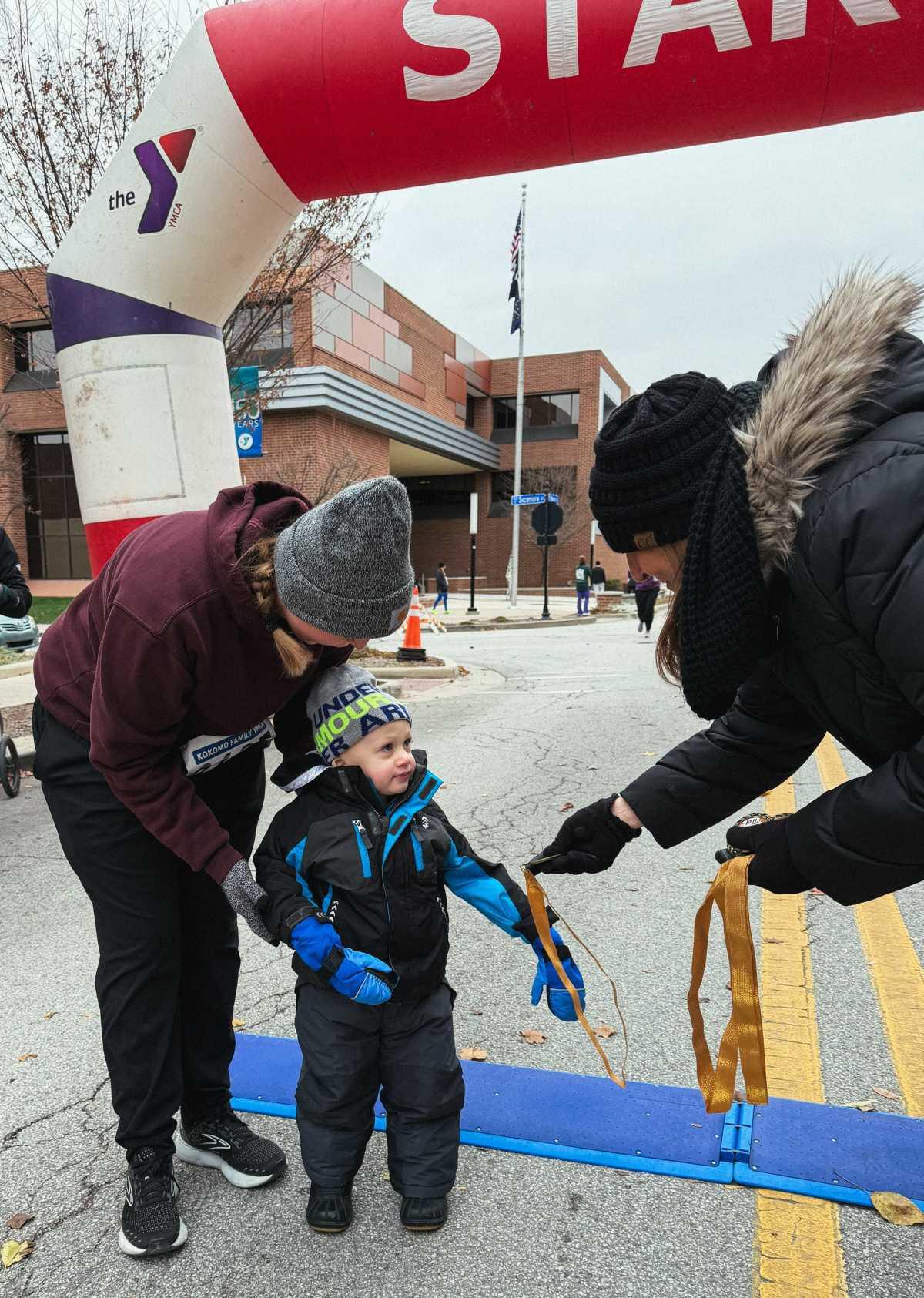 Thanksgiving dinner and a run