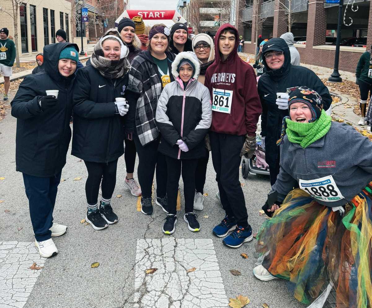 Thanksgiving dinner and a run