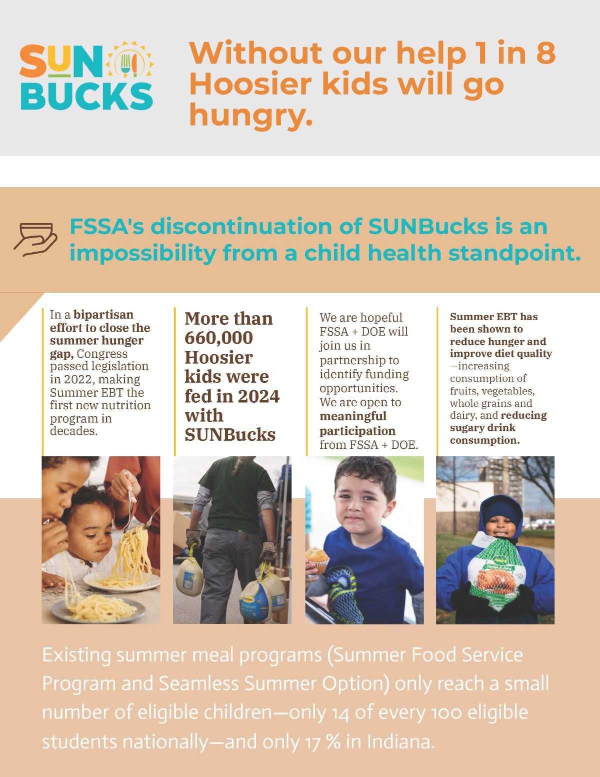 Calling on Indiana to fight child hunger