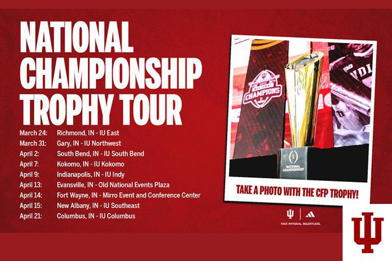 IU football trophy coming to Kokomo