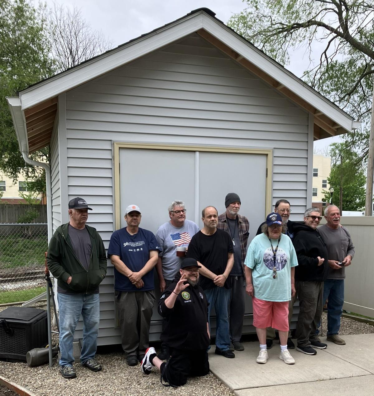 LK 44 builds a shed