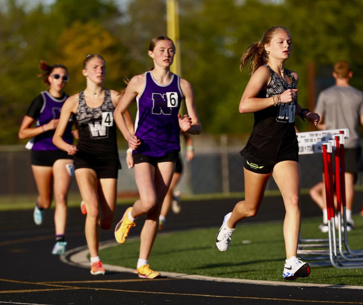 NW sweeps county track meet