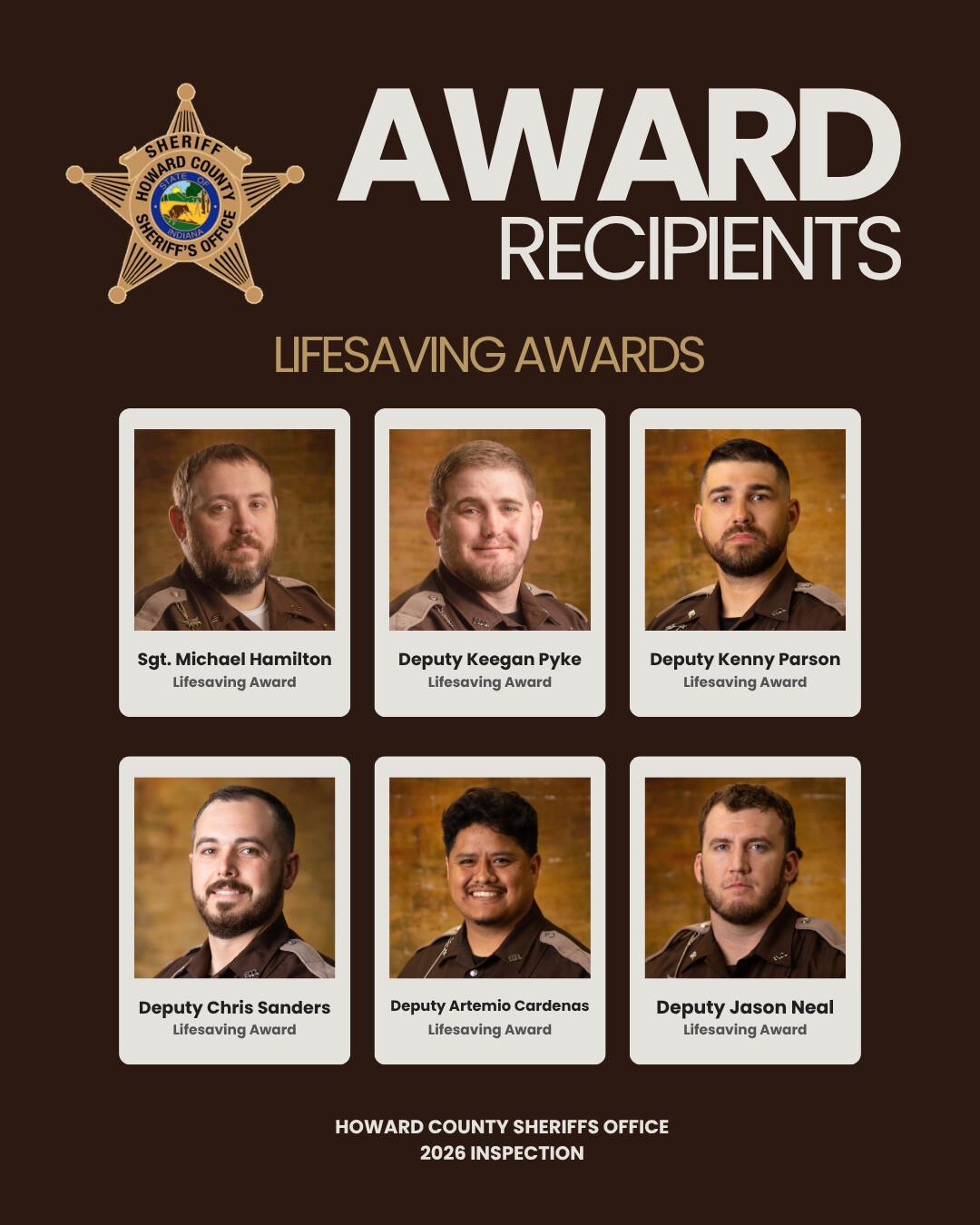 Sheriff honors outstanding service
