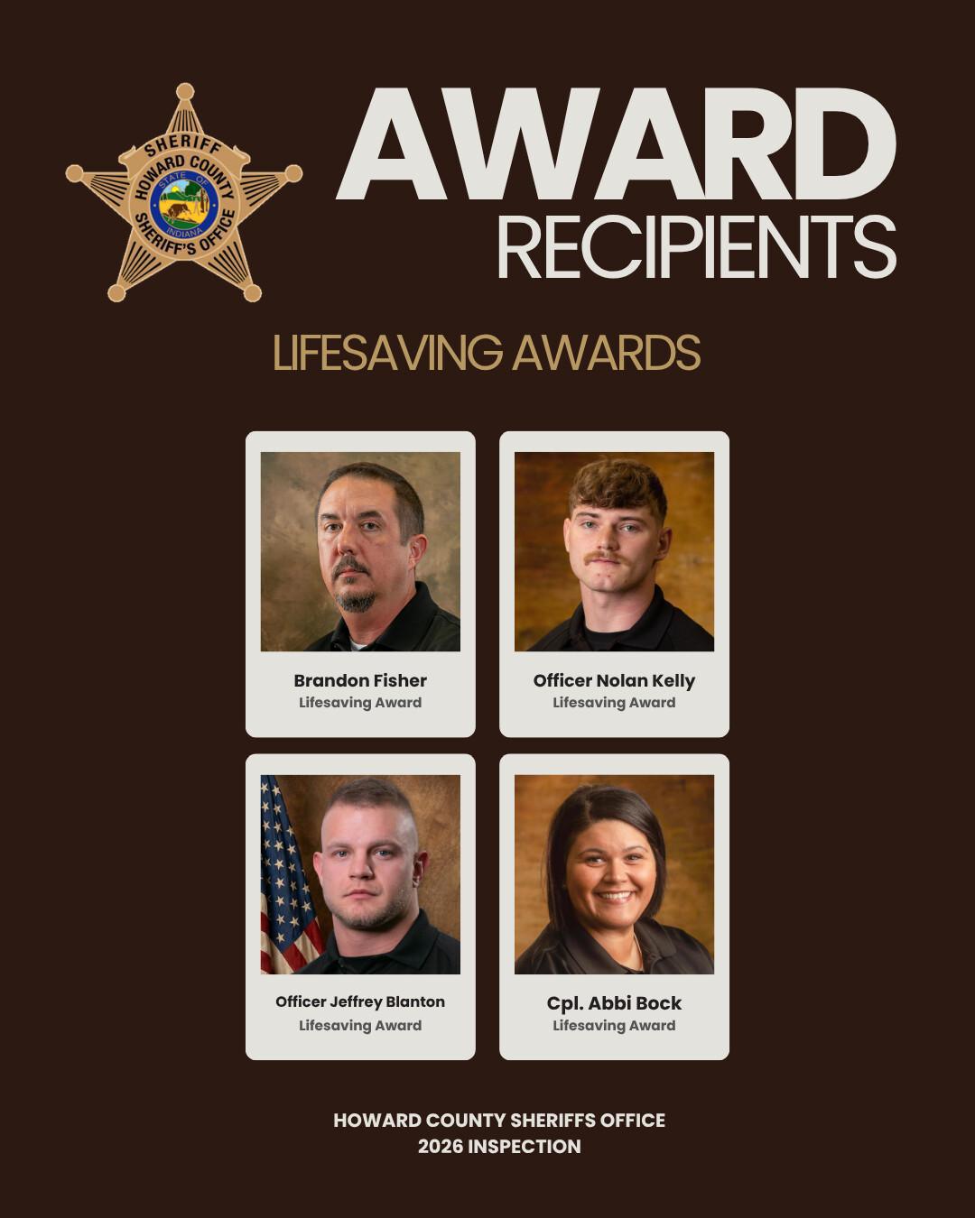 Sheriff honors outstanding service