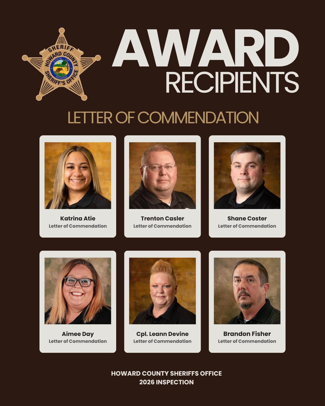 Sheriff honors outstanding service