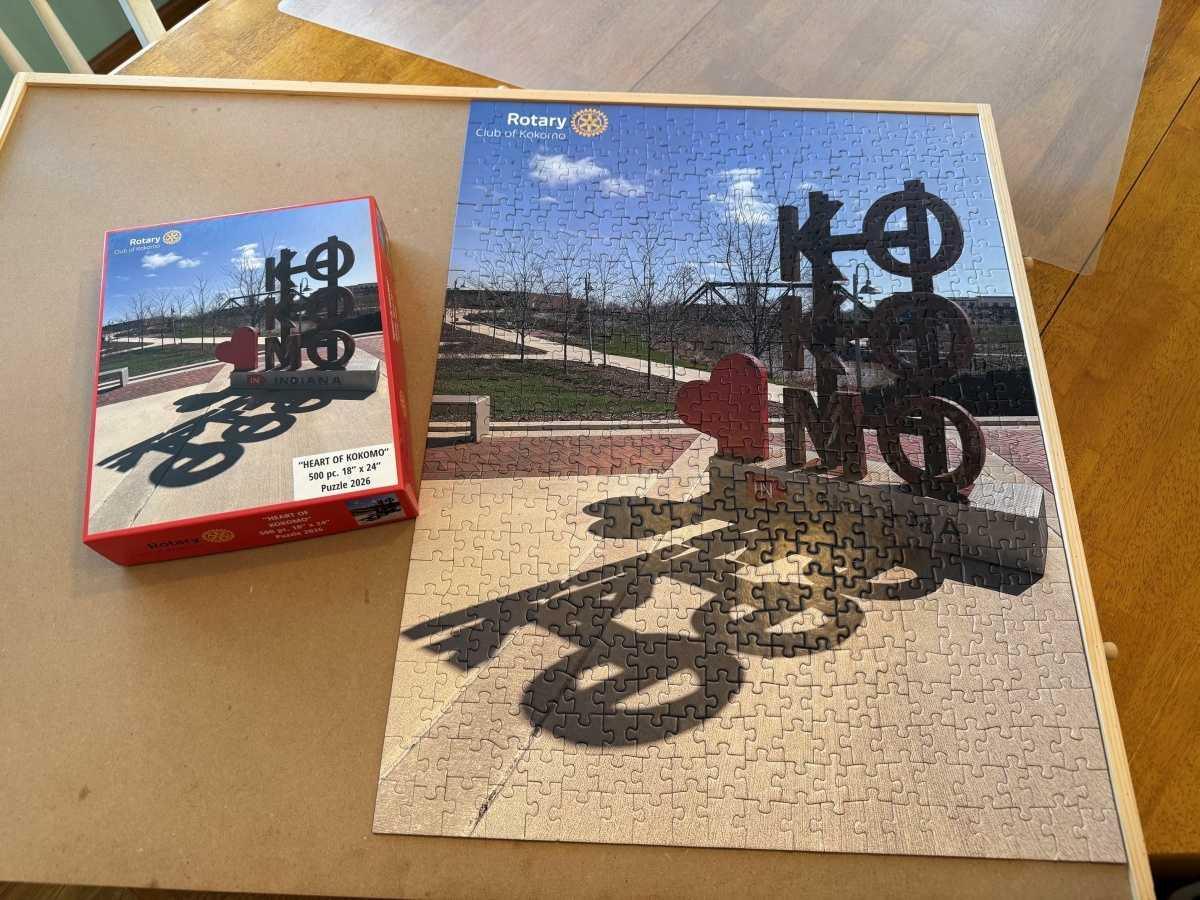Rotary Club unveils puzzle fundraiser