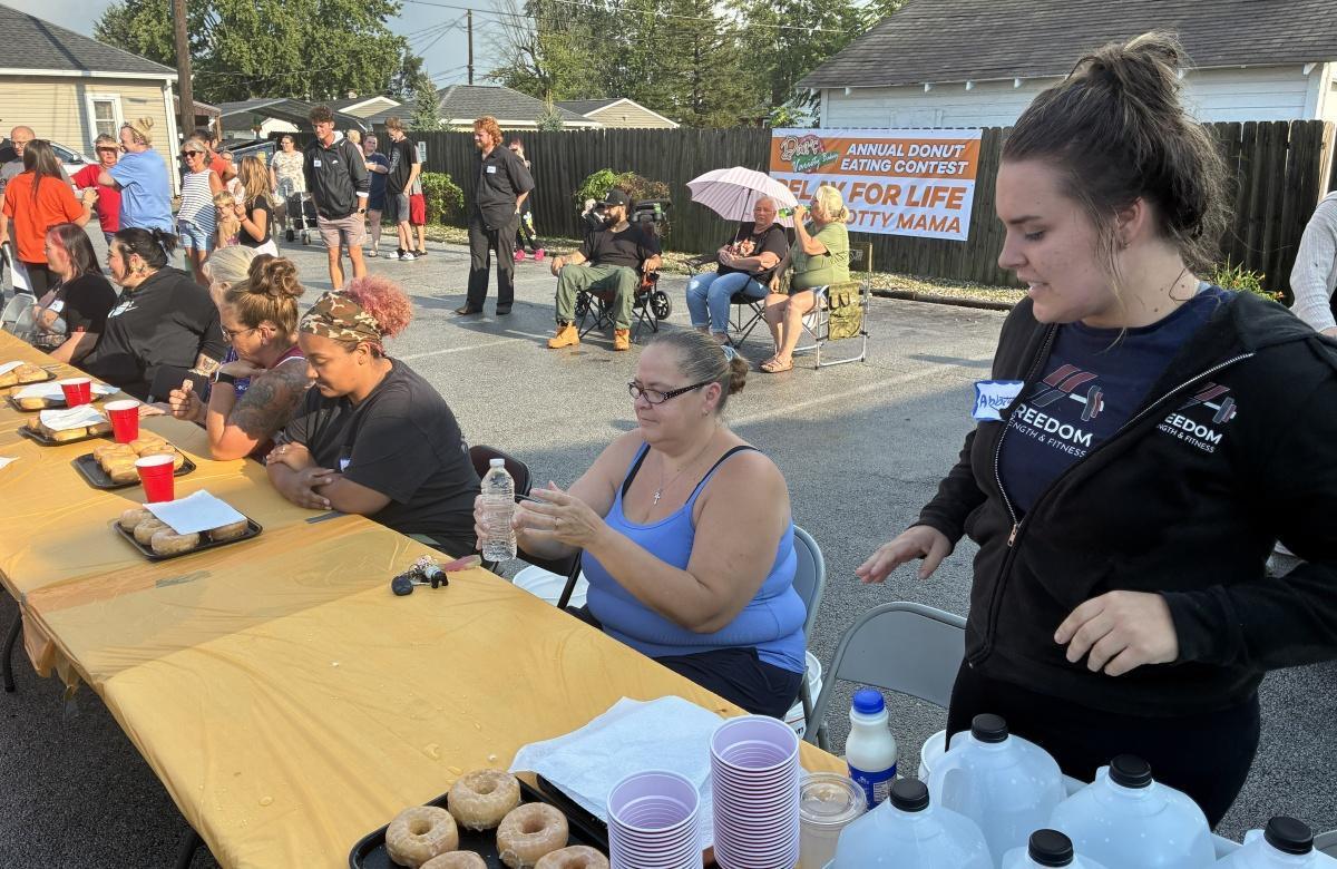 Eaters pound down donuts for Relay