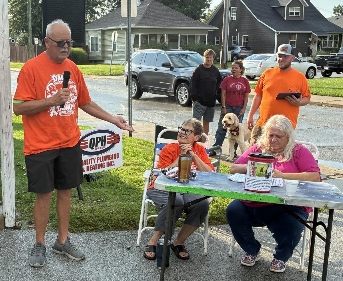 Eaters pound down donuts for Relay