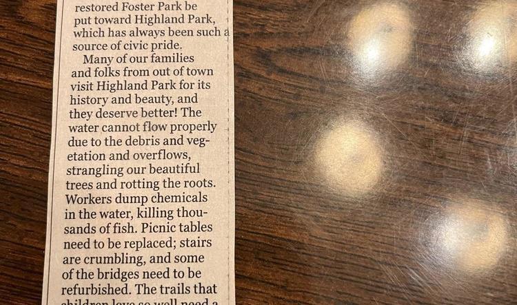 Highland Park needs attention