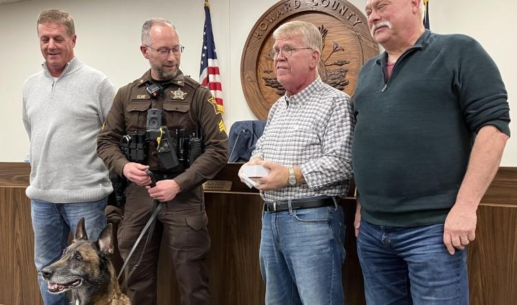 Sheriff says goodbye to K9 Storm