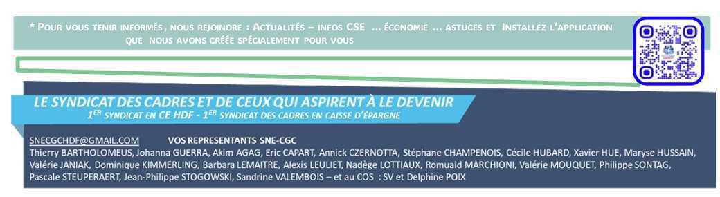 Infos CSE Février 2025 Infos CSE Février 2025