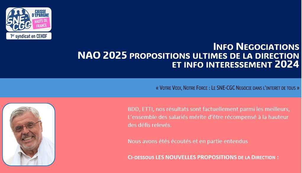NAO 2025 - Réunion conclusive 
