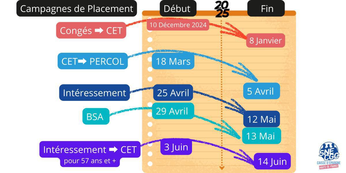 BSA, Intéressement, PEE, PERCOL ou CET - Placer ou Percevoir... Le SNE-CGC apporte des réponses à vos questions