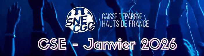 Info SNE-CGC - CSE Janvier 2026