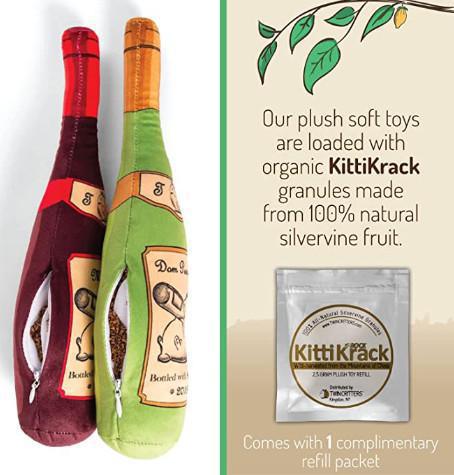 Silvervine Refillable Catnip Plush Toys