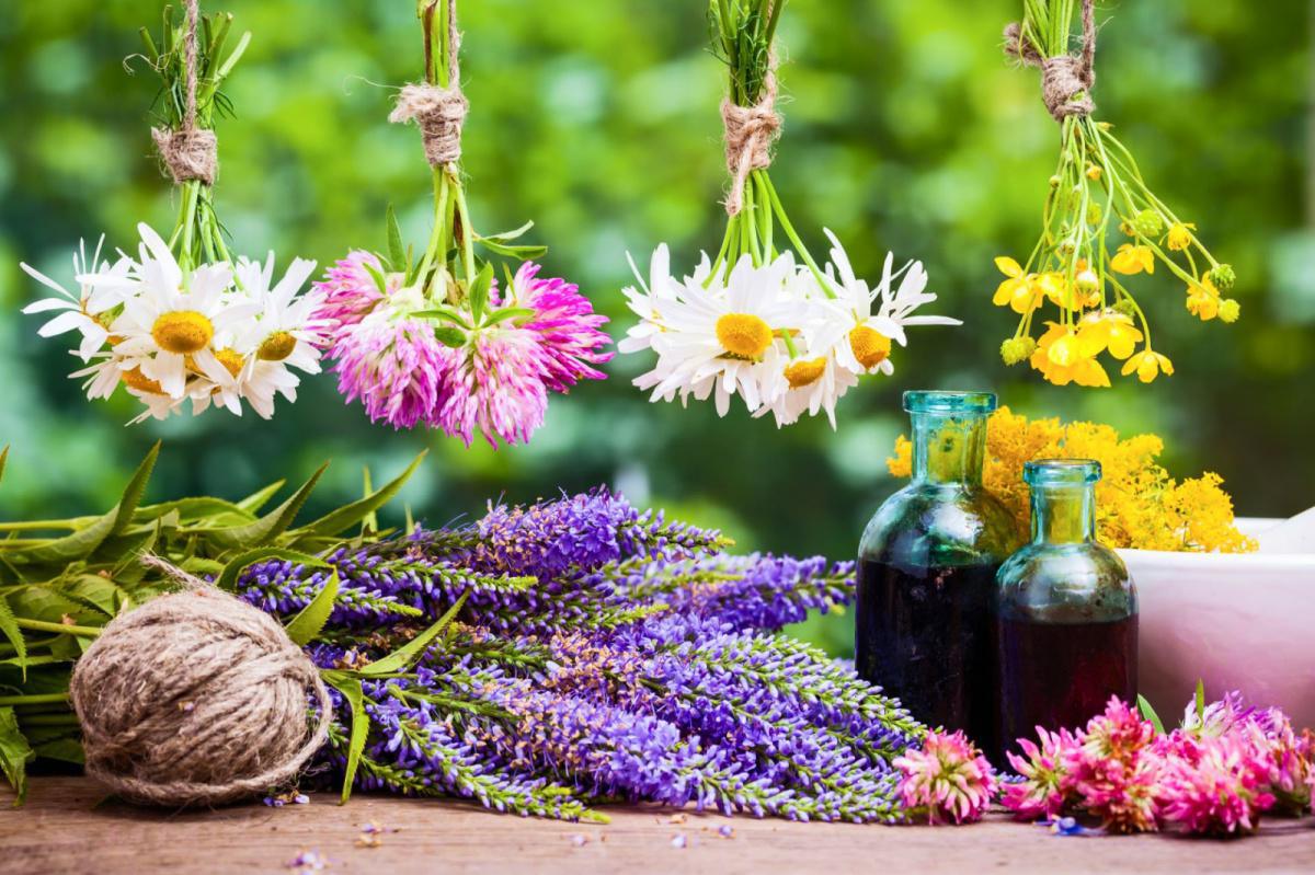 Preparazione di miscele di fiori di Bach