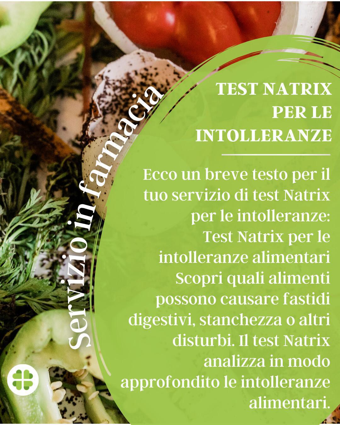 Scopri il nostro test Natrix!