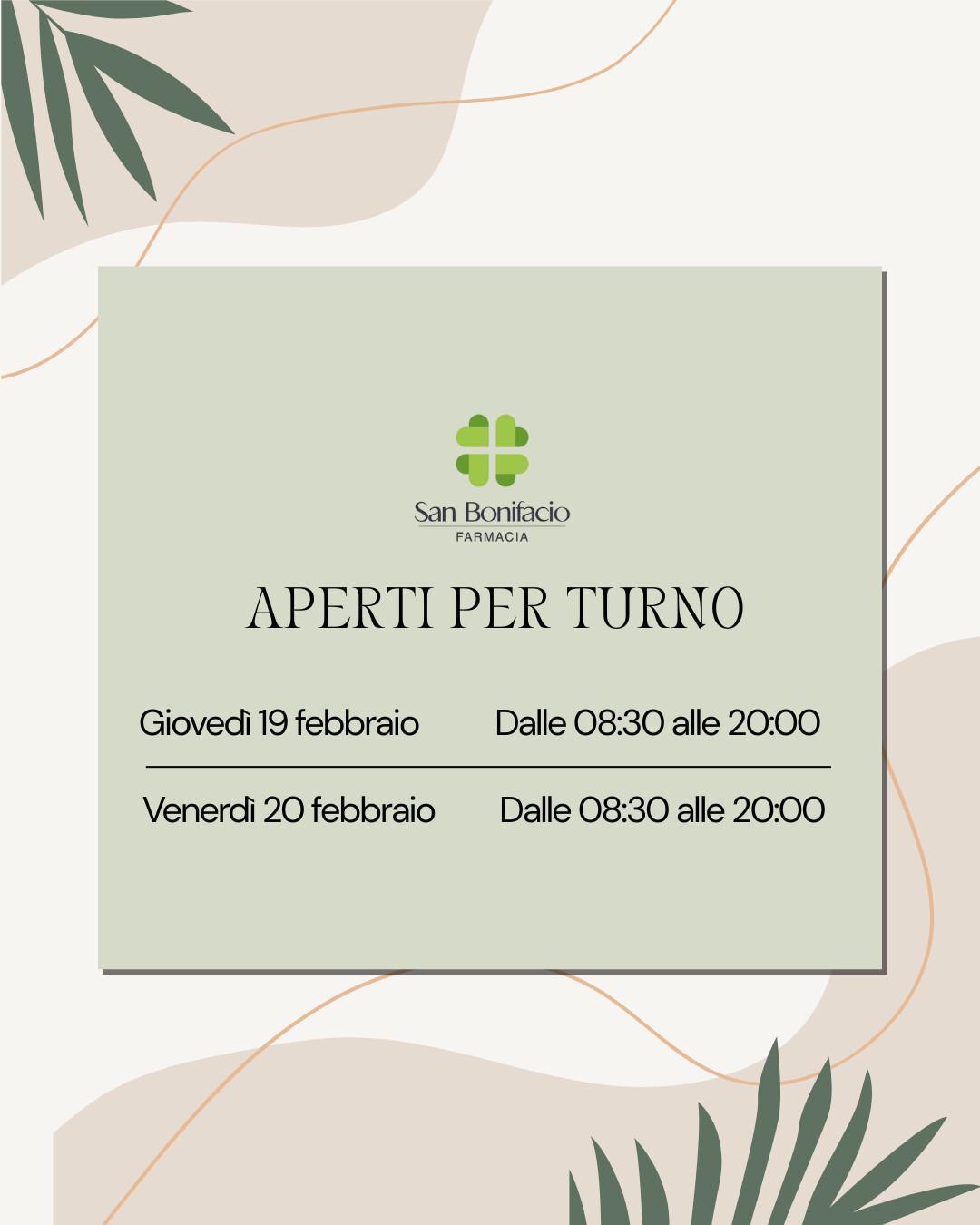Aperti per turno