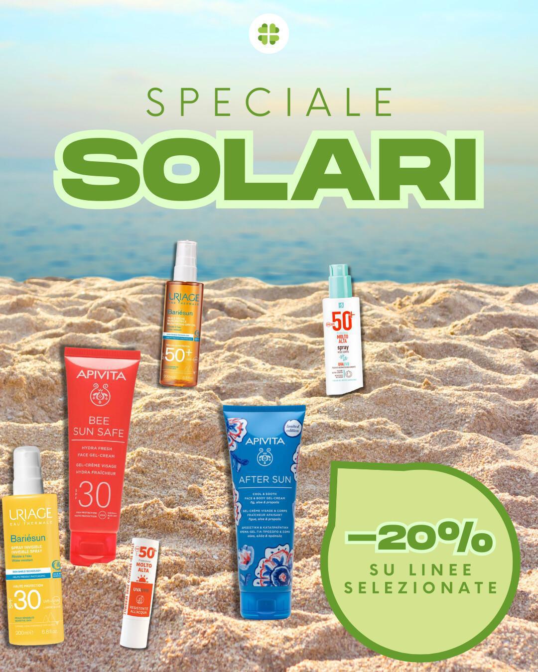 Speciale Solari -20% di Sconto