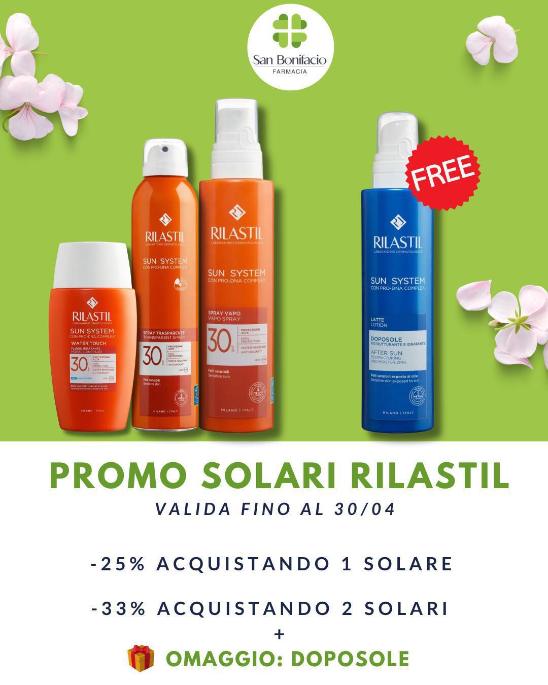 ☀️Fino al -30% sui solari Rilastil 