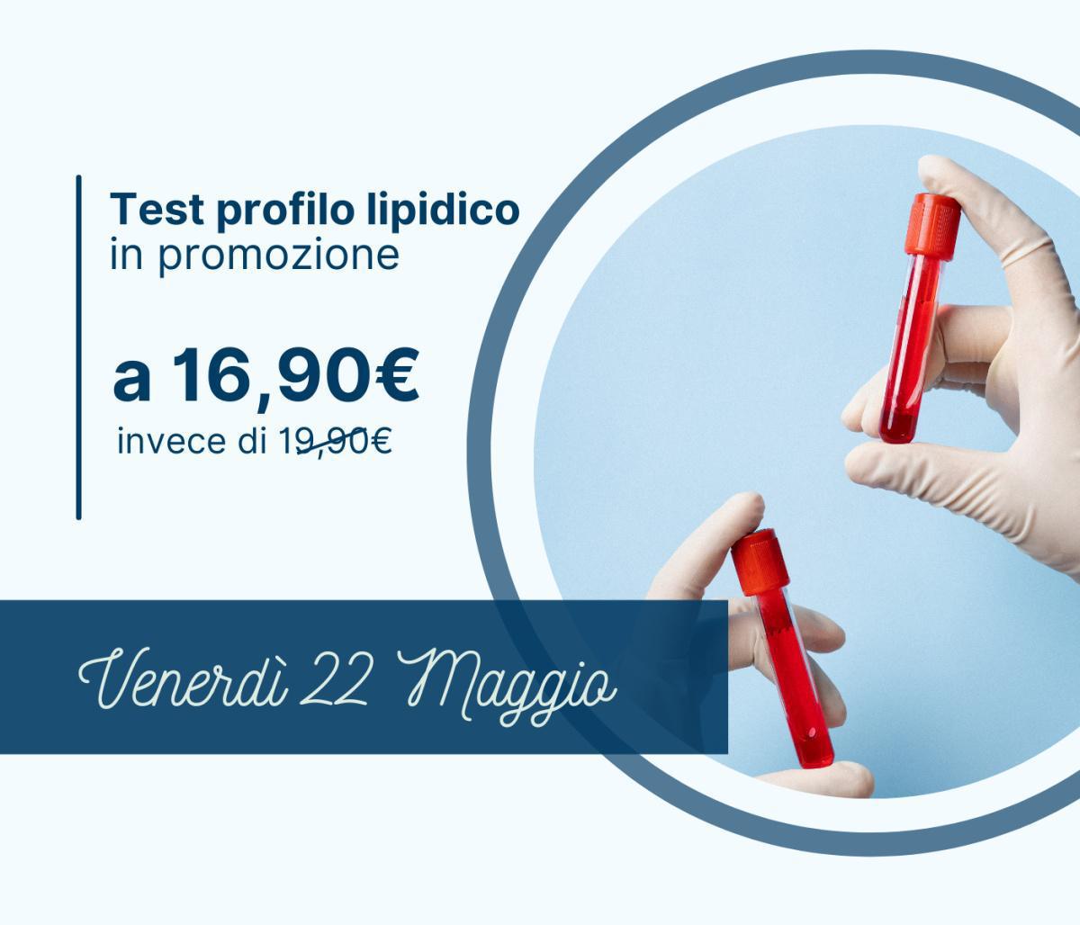 ❤️ Check-up profilo lipidico in promozione ! ❤️ Check-up profilo lipidico in promozione !