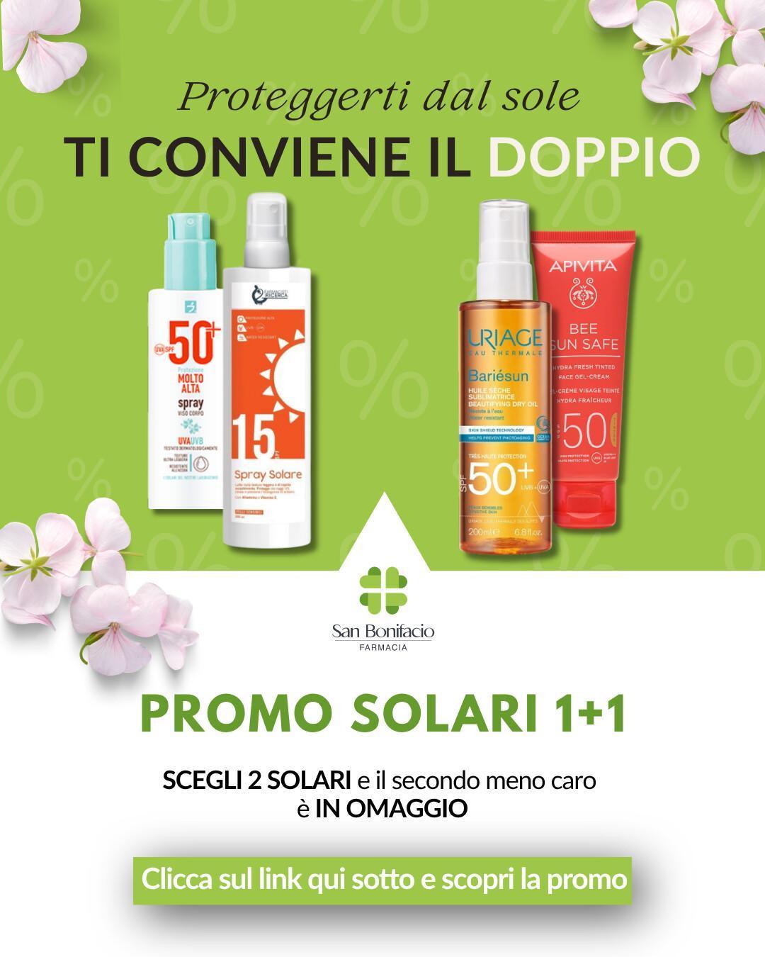 ☀️ Promo solari 1+1 OMAGGIO 