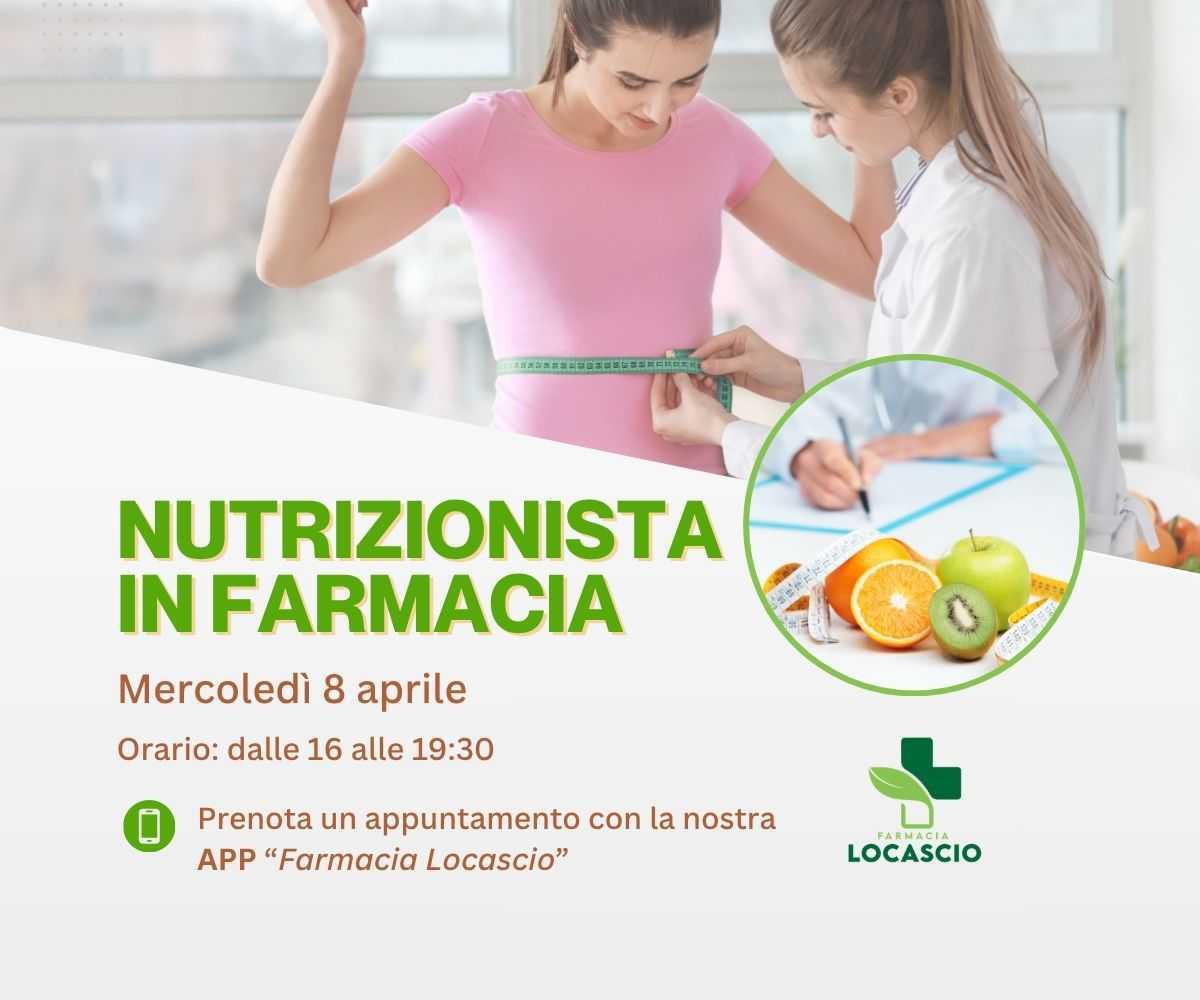 Nutrizionista in farmacia!