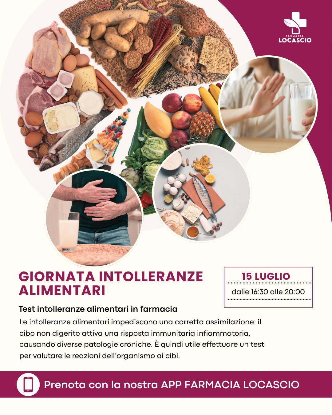 Giornata intolleranze alimentari