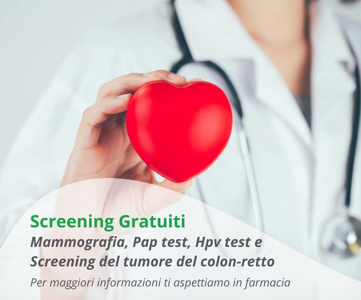 🎗️Screening gratuiti in farmacia