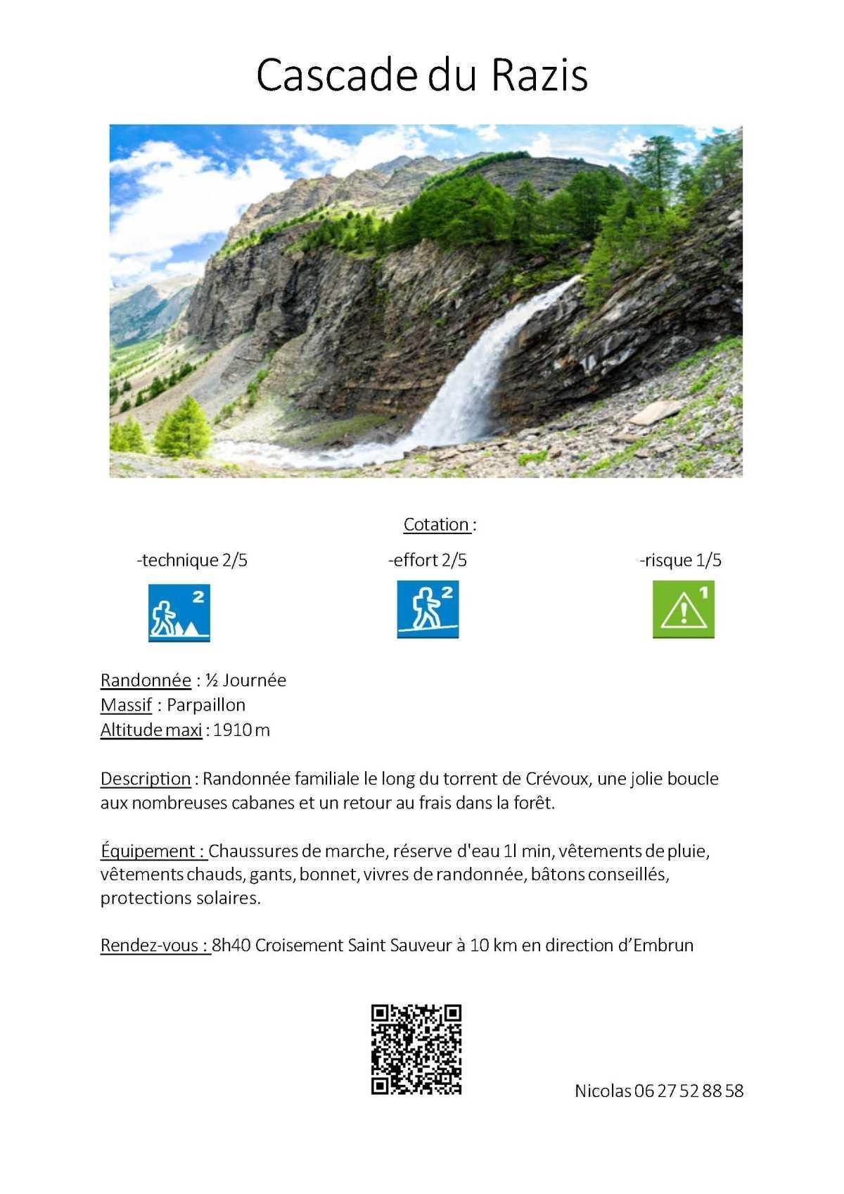 Cascade du Razis
