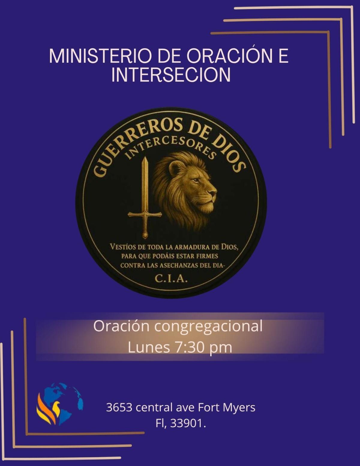 MINISTERIO DE ORACIÓN E INTERSECION