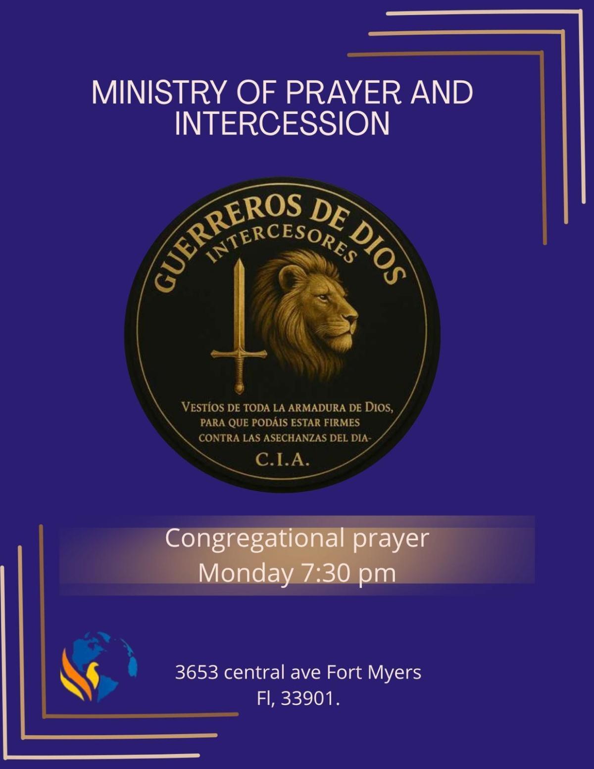MINISTRY OF PRAYER AND INTERCESSION