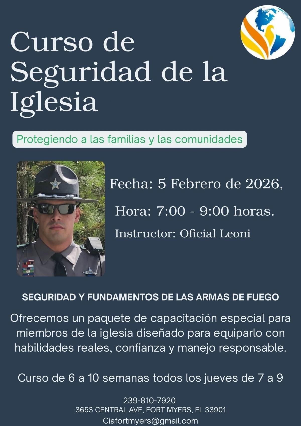 CURSO DE SEGURIDAD/CHURCH SECURITY 