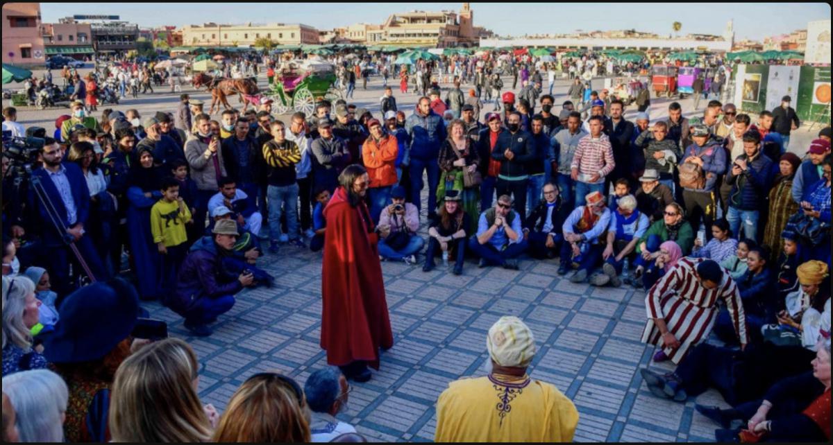 Marrakech : Lancement des spectacles "Contes sans frontières"