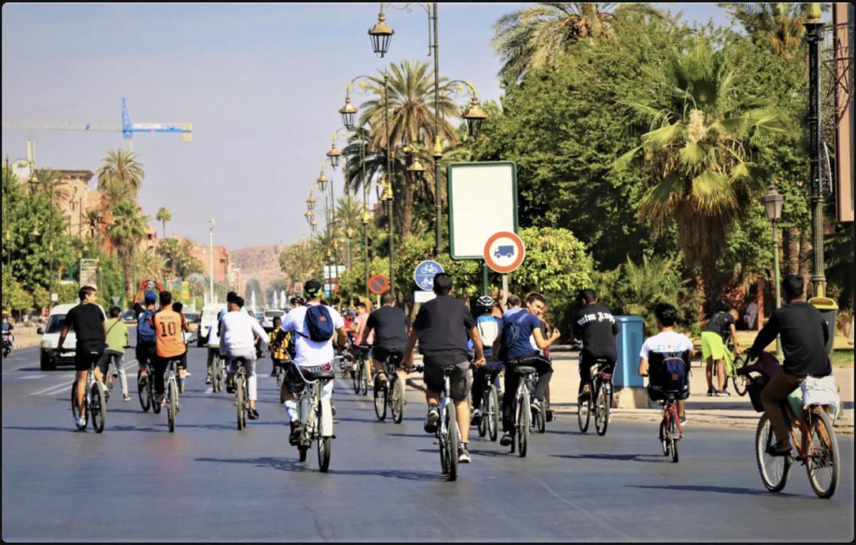 Marrakech en mouvement : retour sur la journée dédiée aux cyclistes et à la durabilité urbaine