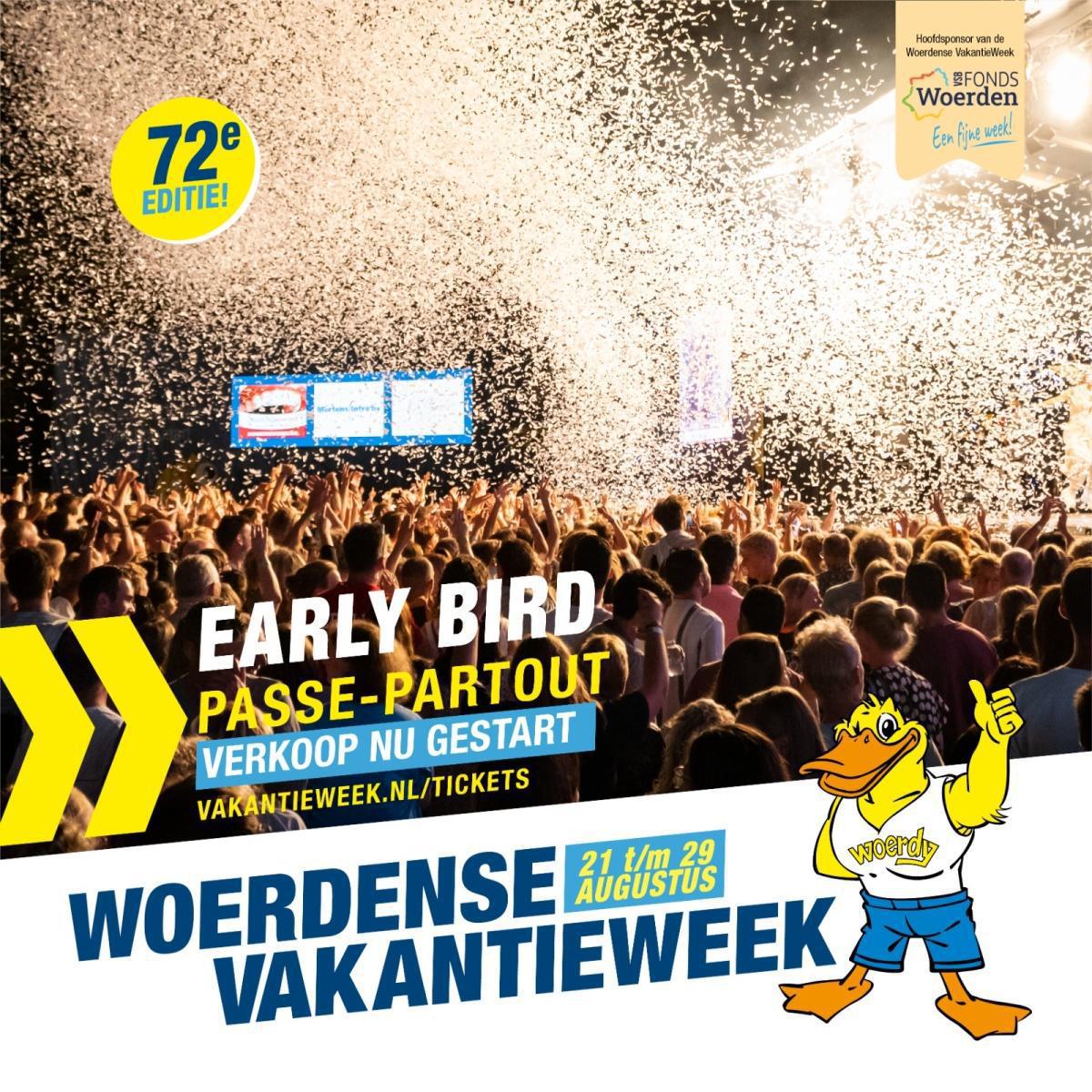 Het programma van de 72e Woerdense VakantieWeek is bekend!