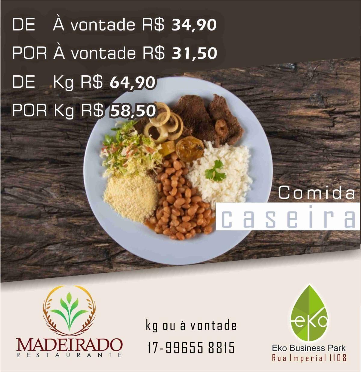 Madeirado Restaurante Cupom