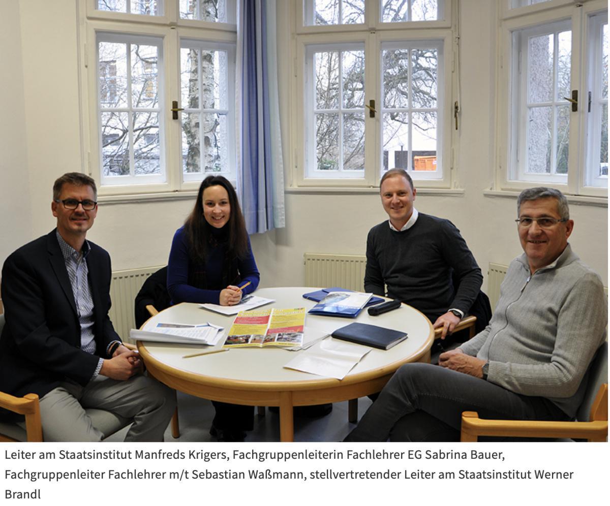 FACHGRUPPE FACHLEHRER ZU BESUCH IM STAATSINSTITUT PASING FACHGRUPPE FACHLEHRER ZU BESUCH IM STAATSINSTITUT PASING