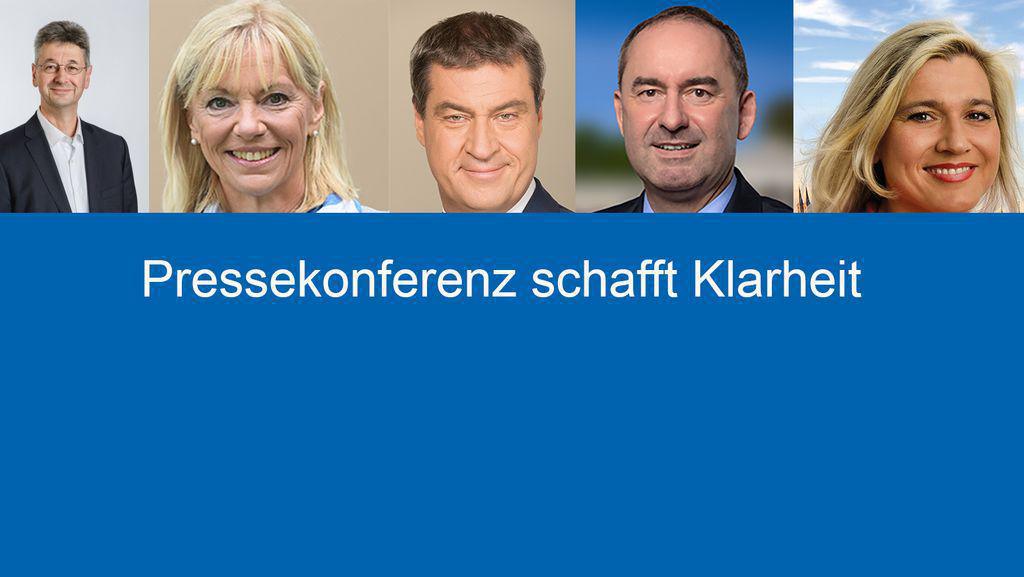 PRESSEKONFERENZ SCHAFFT KLARHEIT PRESSEKONFERENZ SCHAFFT KLARHEIT