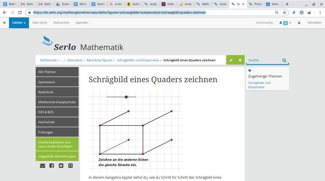 PROJEKT "SERLO" - DIGITALE LERNPLATTFORM AB KLASSE 5 PROJEKT "SERLO" - DIGITALE LERNPLATTFORM AB KLASSE 5