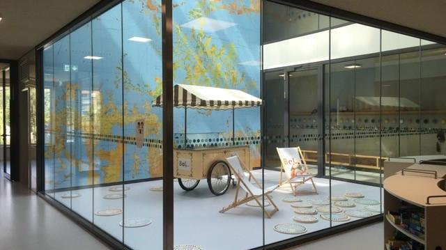 RUNDE MOSAIKE FÜR DEN LICHTHOF DER GRUNDSCHULE RUNDE MOSAIKE FÜR DEN LICHTHOF DER GRUNDSCHULE