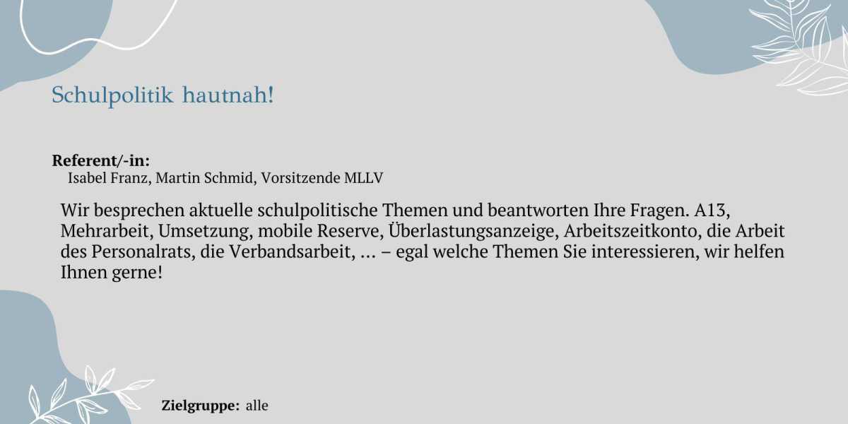 Münchner Lehrer*innen Tag 2024 Münchner Lehrer*innen Tag 2024