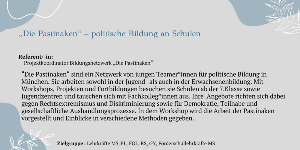 Münchner Lehrer*innen Tag 2024 Münchner Lehrer*innen Tag 2024