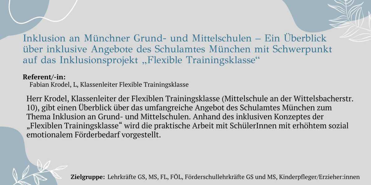 Münchner Lehrer*innen Tag 2024 Münchner Lehrer*innen Tag 2024